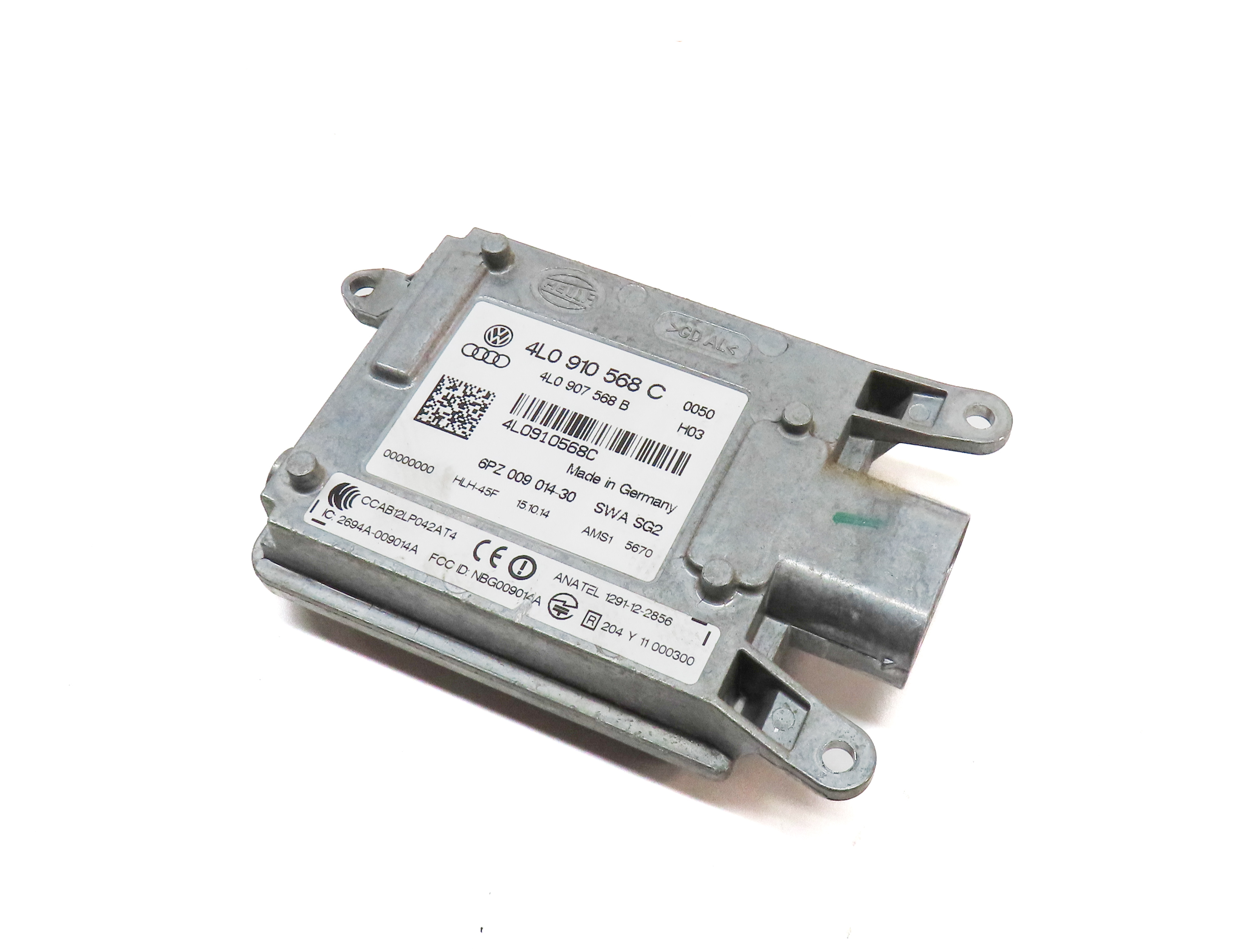2013-2017 AUDI Q7 (4L 4M) LEFT DRIVER REAR LANE CHANGE BLIND SPOT MODULE (SLAVE) — exact item pictured
